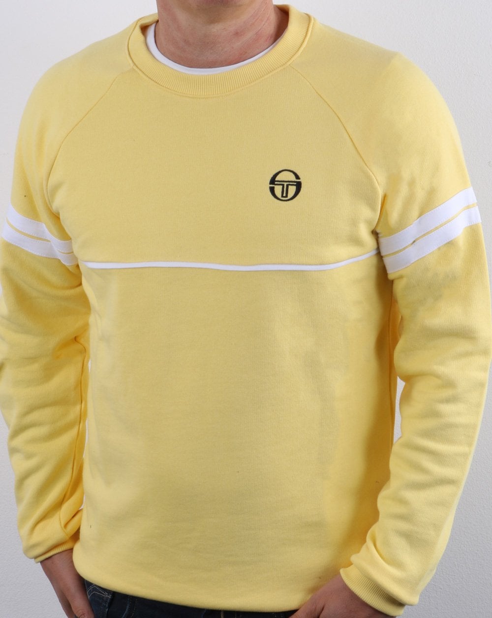 Sergio Tacchini Sternpullover Zitrone