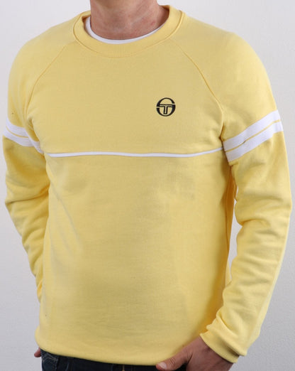 Sergio Tacchini Sternpullover Zitrone