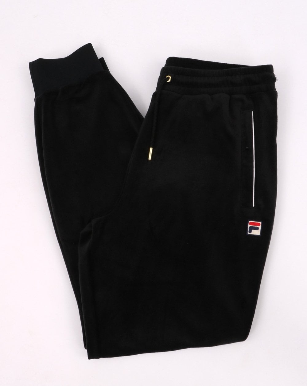 Fila Vintage Velours Trainingshose Schwarz