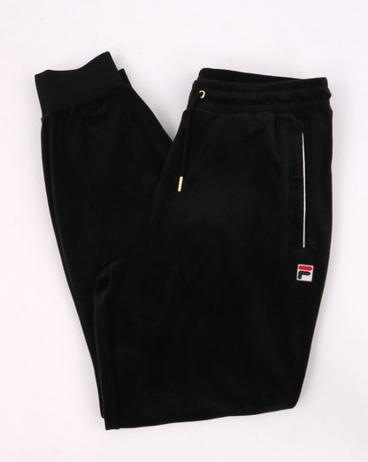 Fila Vintage Velours Trainingshose Schwarz