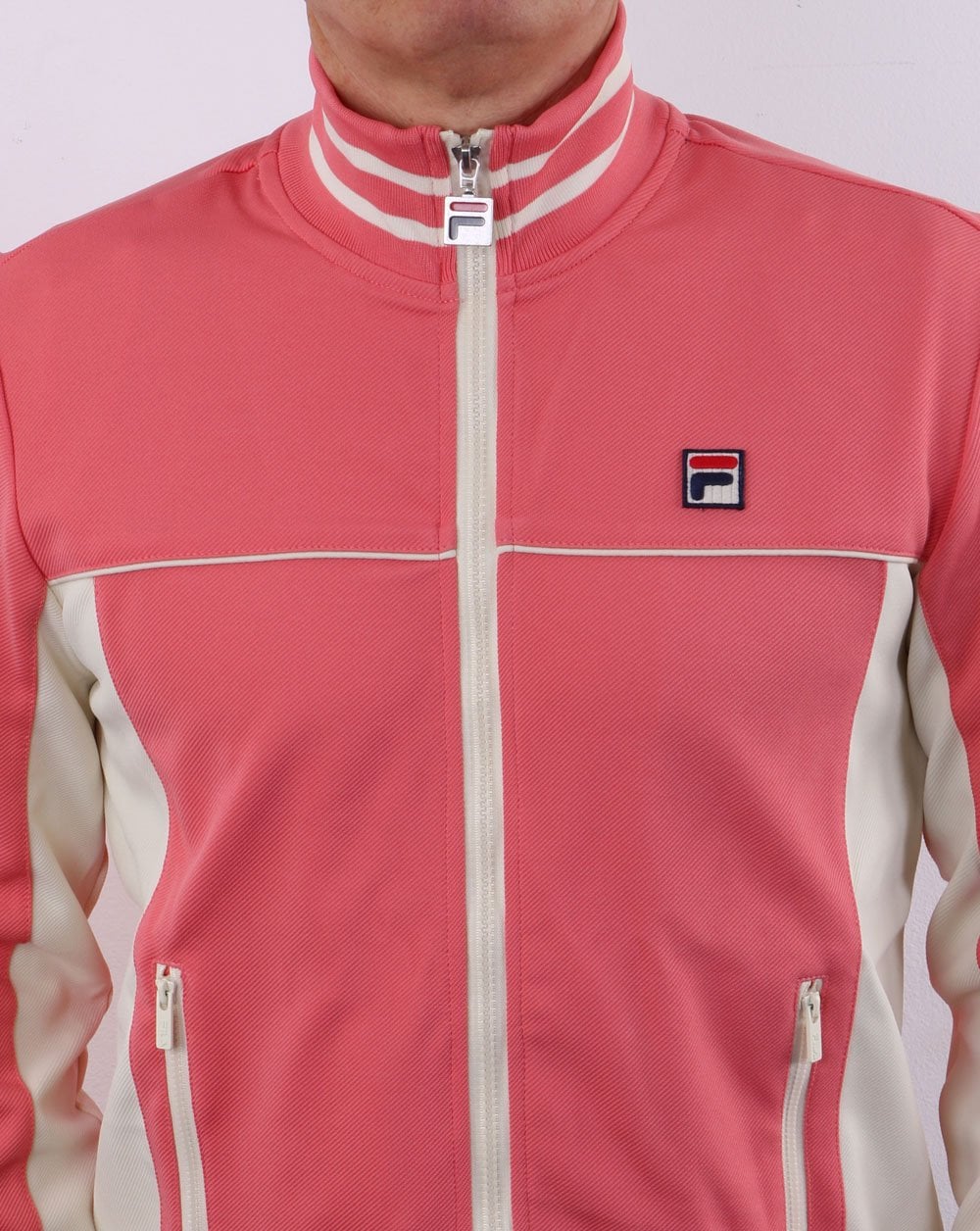 Fila Vintage Onyx Trainingsjacke in Koralle