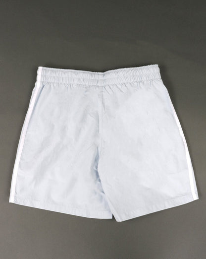 Adidas Originals – 3-Streifen-Badeshorts, Eisblau