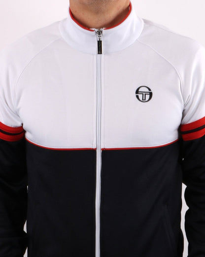Sergio Tacchini Orion Trainingsjacke Weiß/Marineblau/Rot