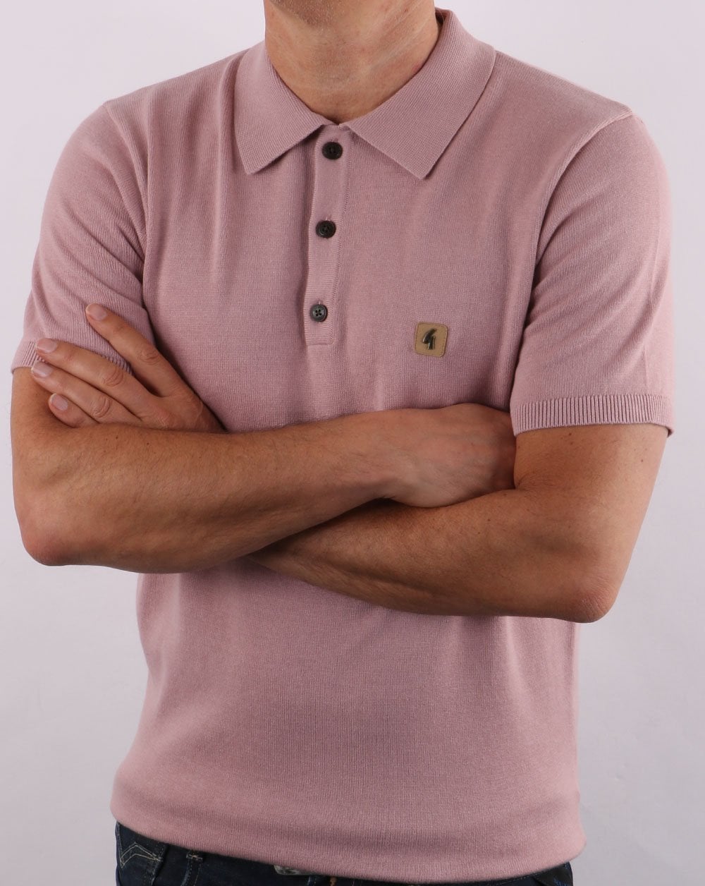 Gabicci Vintage Jackson Polo soft Pink