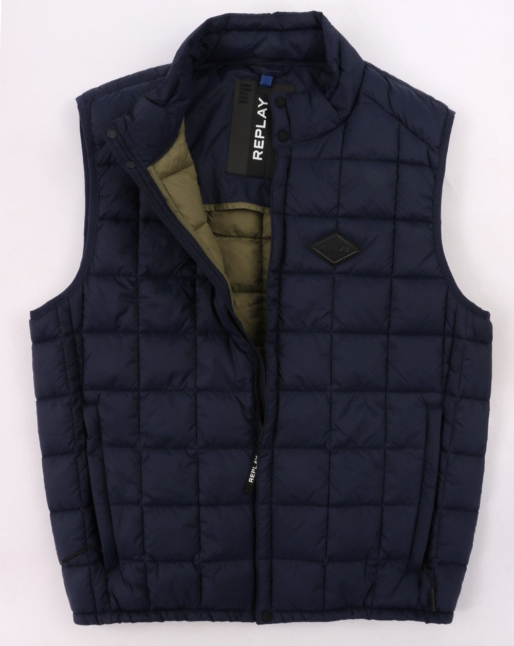 Replay Weste Marineblau