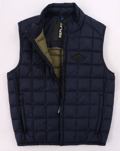 Replay Weste Marineblau