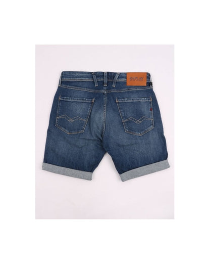 Replay Anbass Bio Shorts Mittelblau