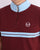 Sergio Tacchini Dallas 1/4 Zip Polo Shirt - Claret/Sky