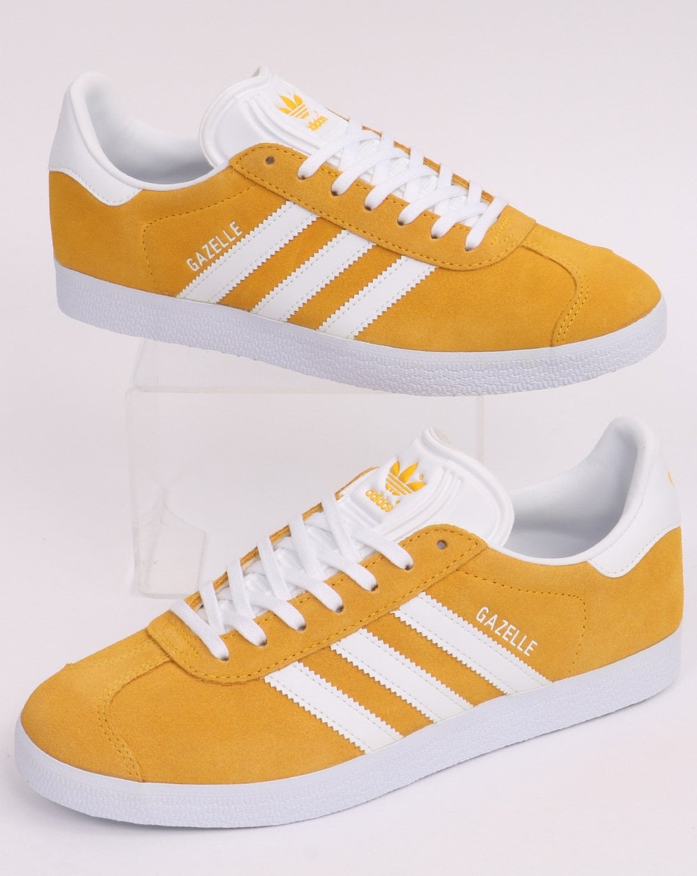 Adidas Gazelle Sneakers Goldgelb/Weiß