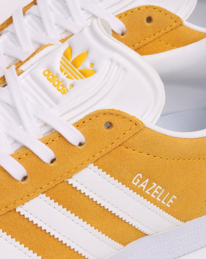 Adidas Gazelle Sneakers Goldgelb/Weiß