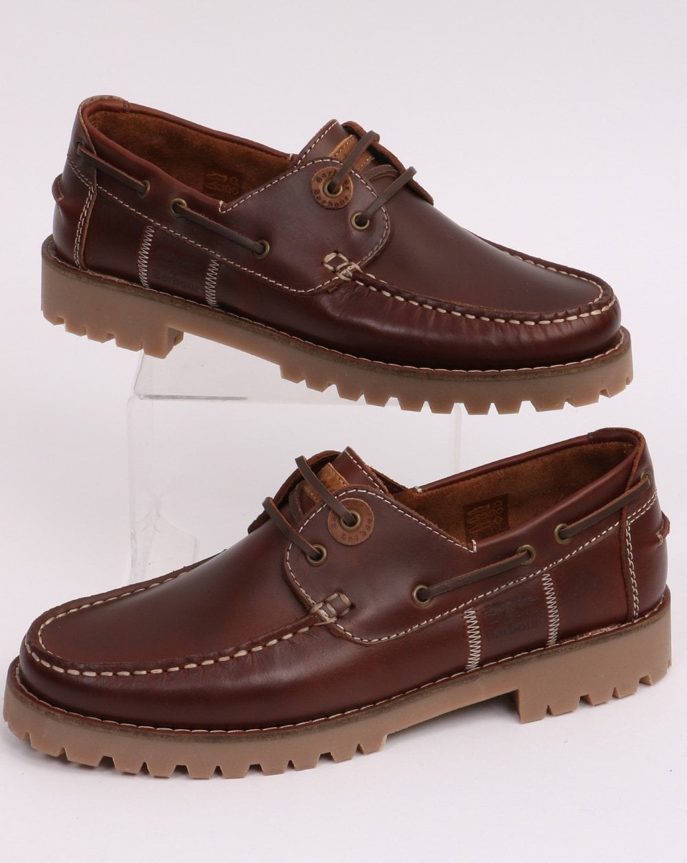 Barbour Stern Schuhe Mahagoni
