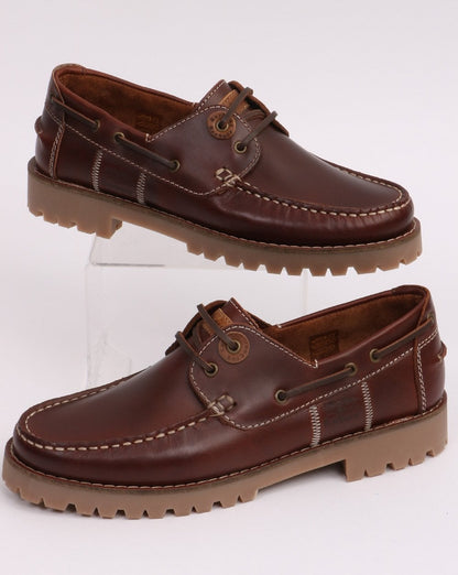 Barbour Stern Schuhe Mahagoni