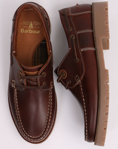 Barbour Stern Schuhe Mahagoni