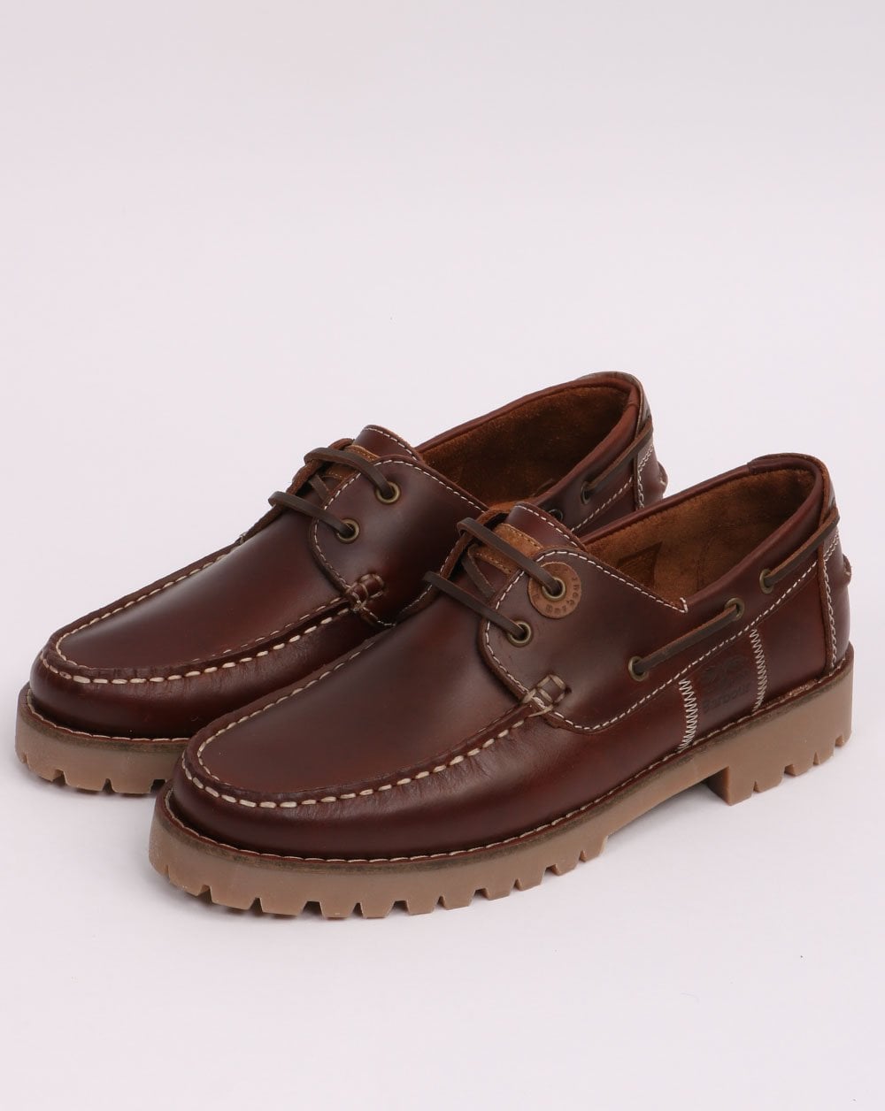 Barbour Stern Schuhe Mahagoni