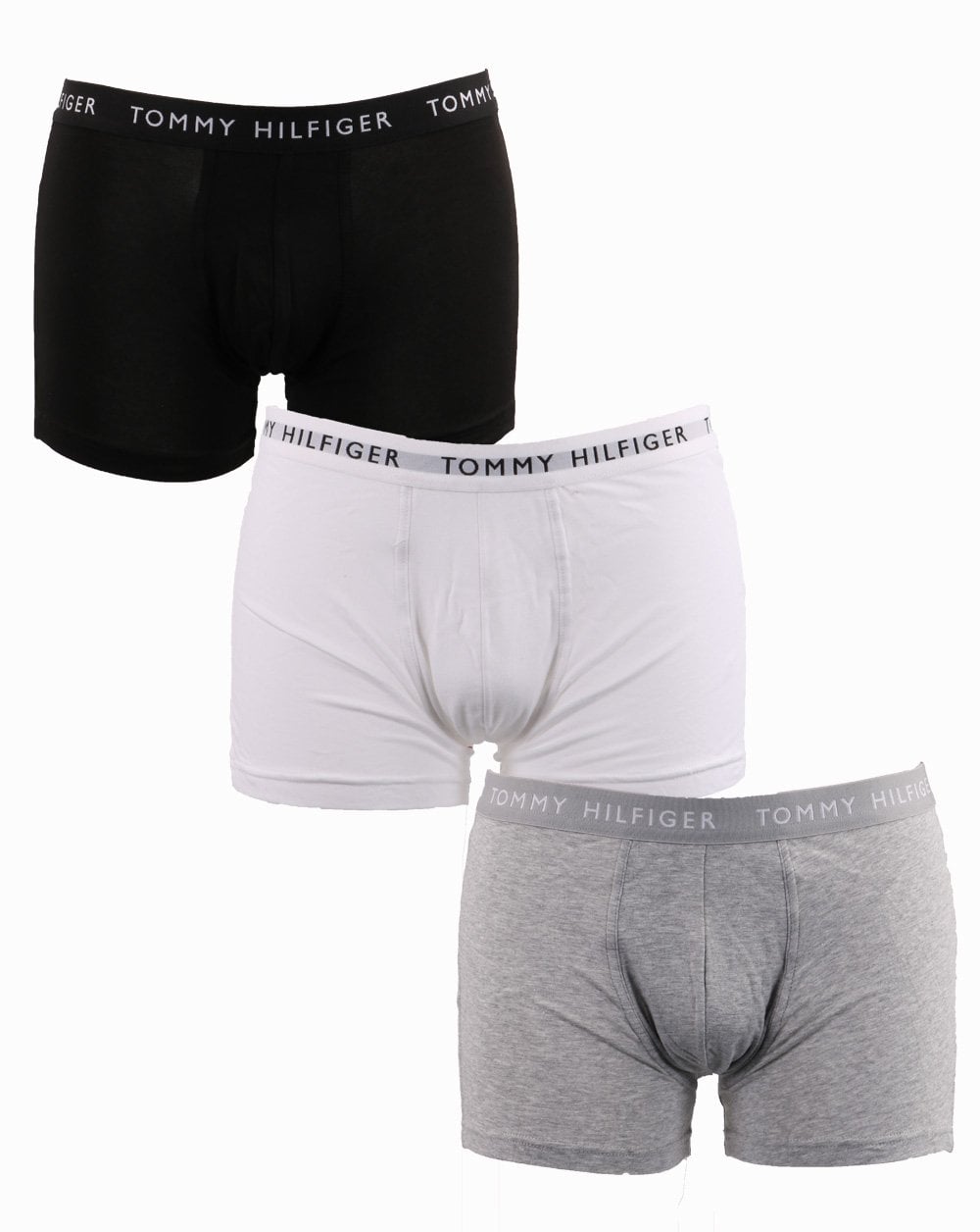Tommy Hilfiger 3er-Pack Unterhosen Weiß/Grau/Schwarz
