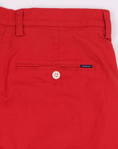 Gant Regular Sunfaded Shorts Rot