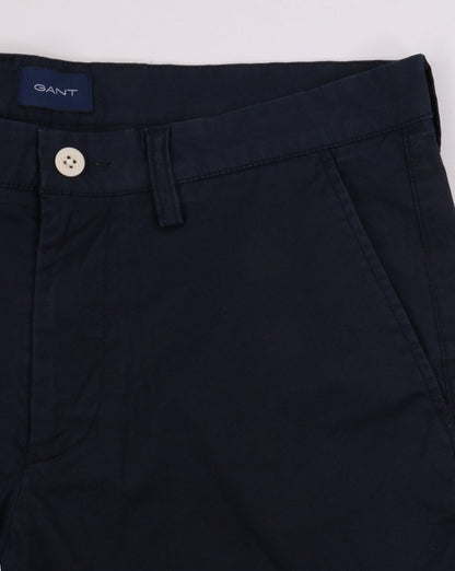 Gant Regular Sunfade Shorts Marineblau