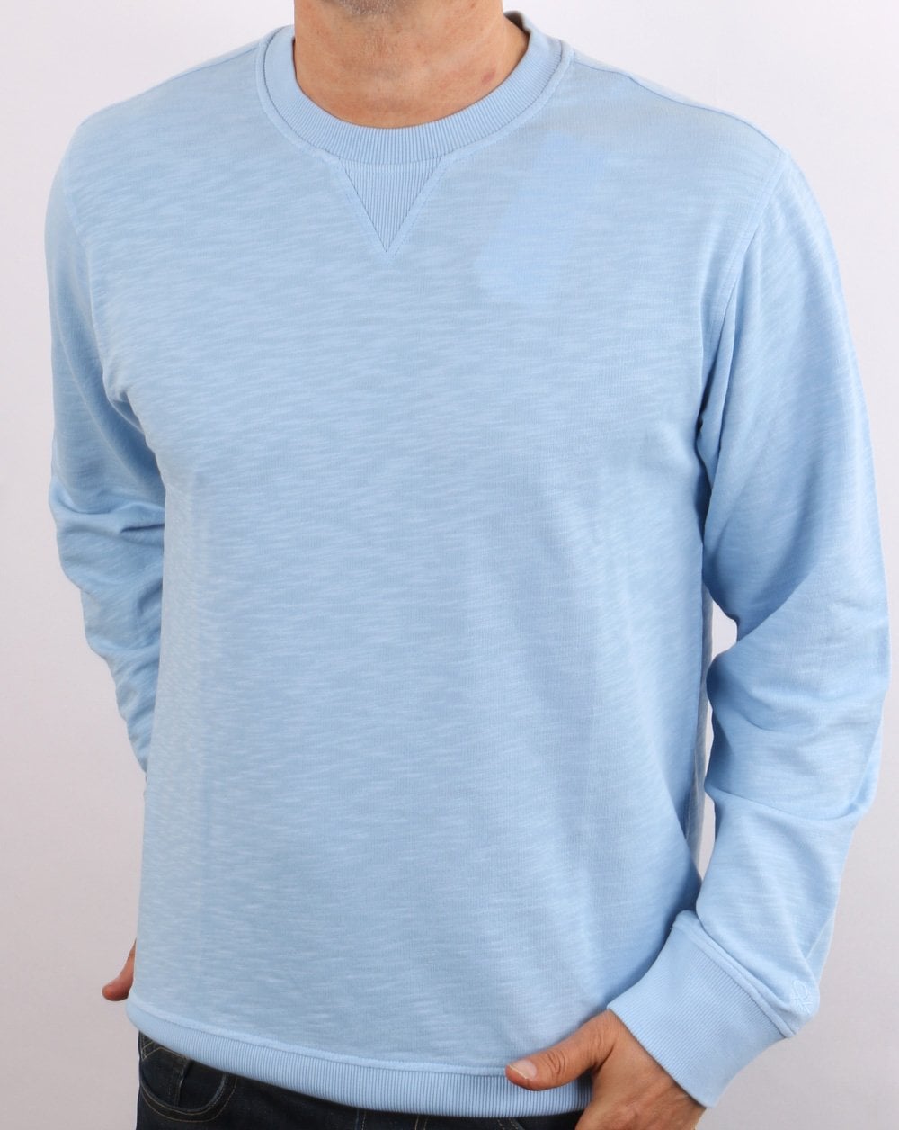 Benetton Lightweight Sweatshirt Sky Blue