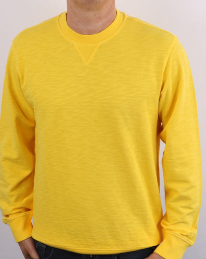 Benetton Leichtes Sweatshirt Sonnenblumengelb