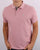Barbour Tartan Pique Polo Faded Pink