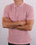 Barbour Tartan Pique Polo Faded Pink