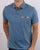 Barbour Tartan Pocket Polo Shirt Blue