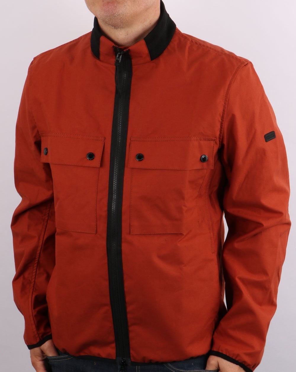 Barbour International Belsfield Freizeitjacke Clay Red