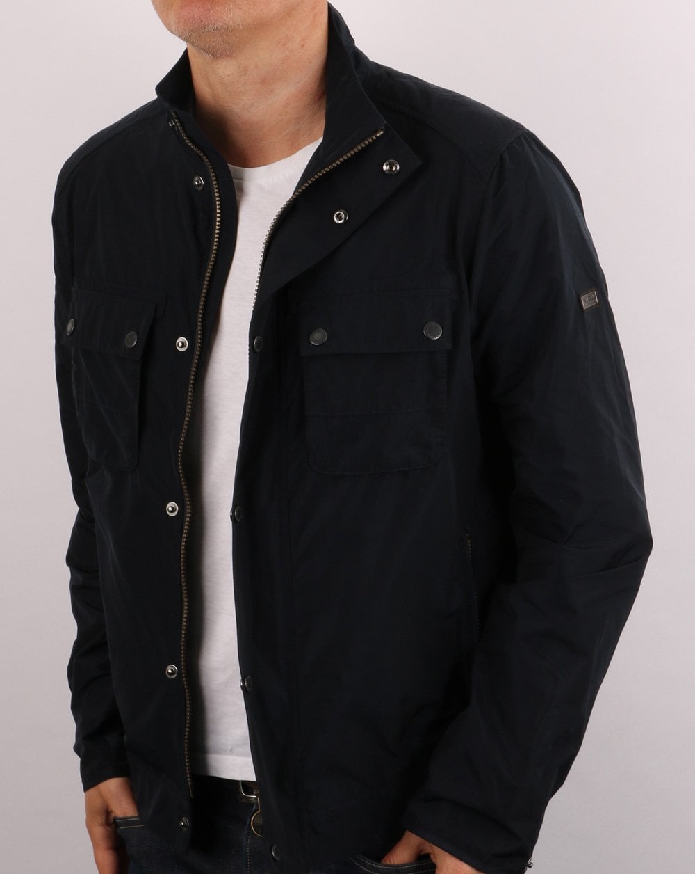 Barbour International Stannington Freizeitjacke Marineblau