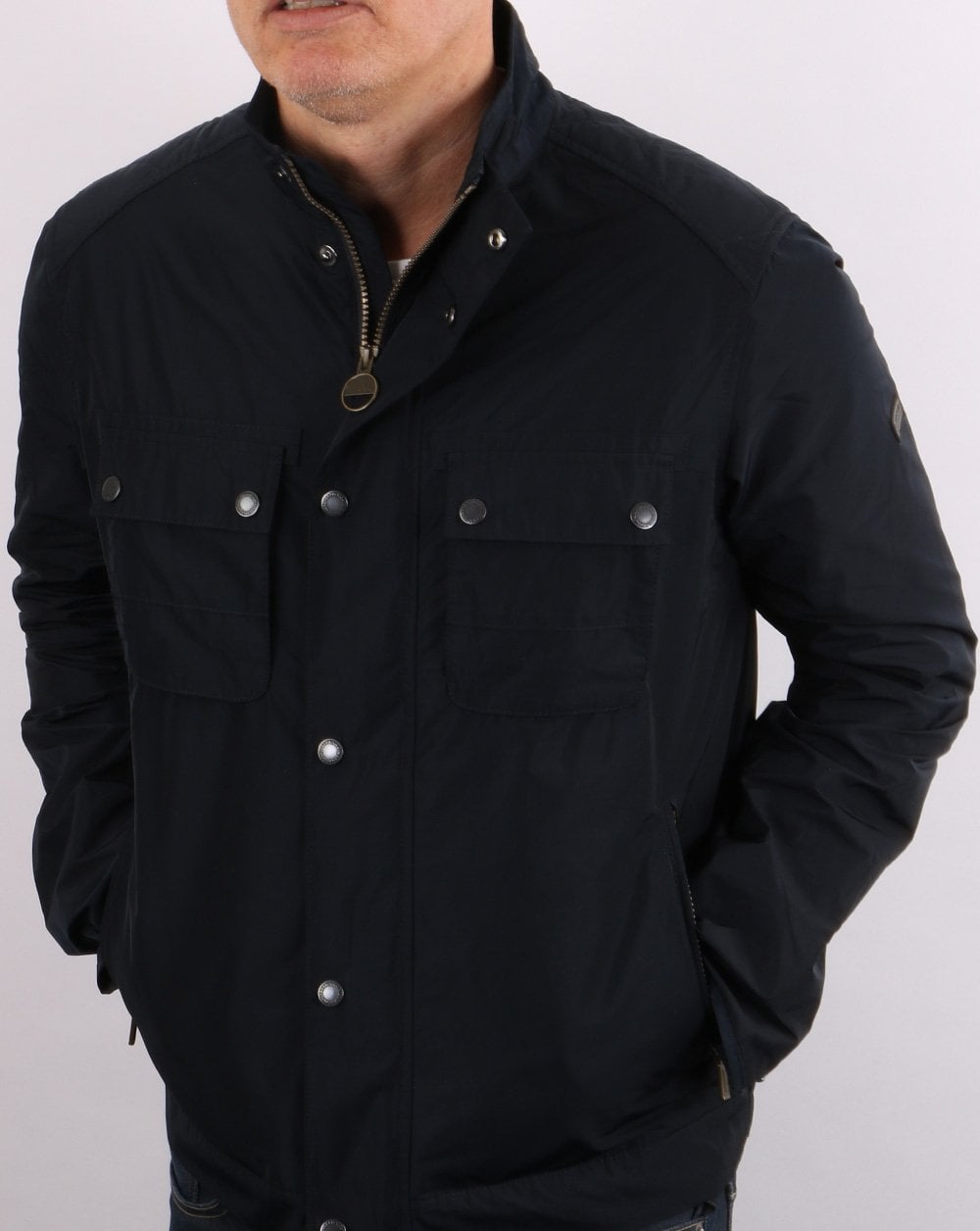 Barbour International Stannington Freizeitjacke Marineblau