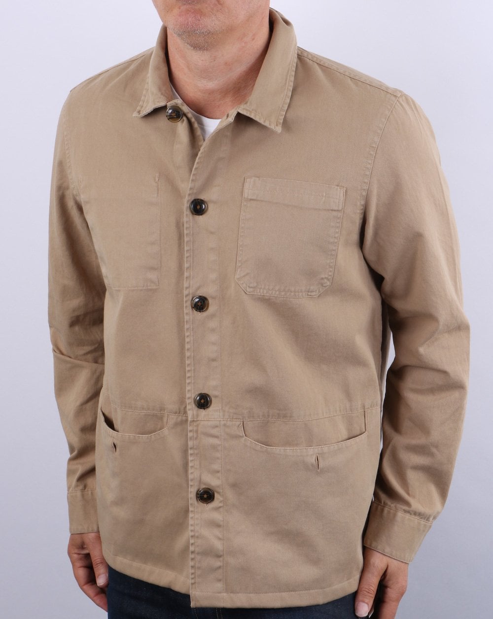 Barbour Dene Überhemd Stein