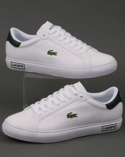 Lacoste Footwear Powercourt Trainer Weiß/Dunkelgrün