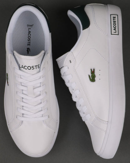 Lacoste Footwear Powercourt Trainer Weiß/Dunkelgrün