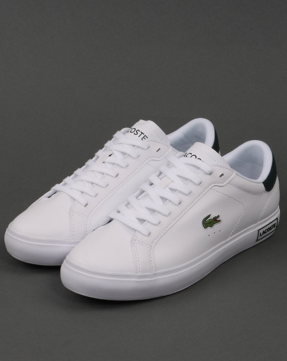 Lacoste Footwear Powercourt Trainer Weiß/Dunkelgrün
