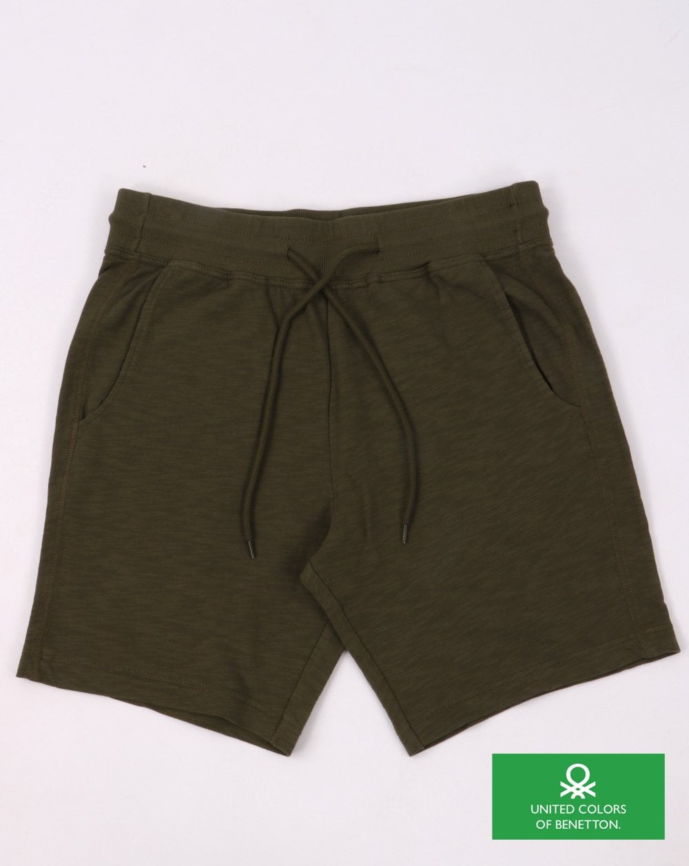 Benetton Sweatshorts Khakigrün