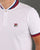 Fila Vintage Collar Polo Shirt White Navy Red