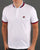 Fila Vintage Collar Polo Shirt White Navy Red