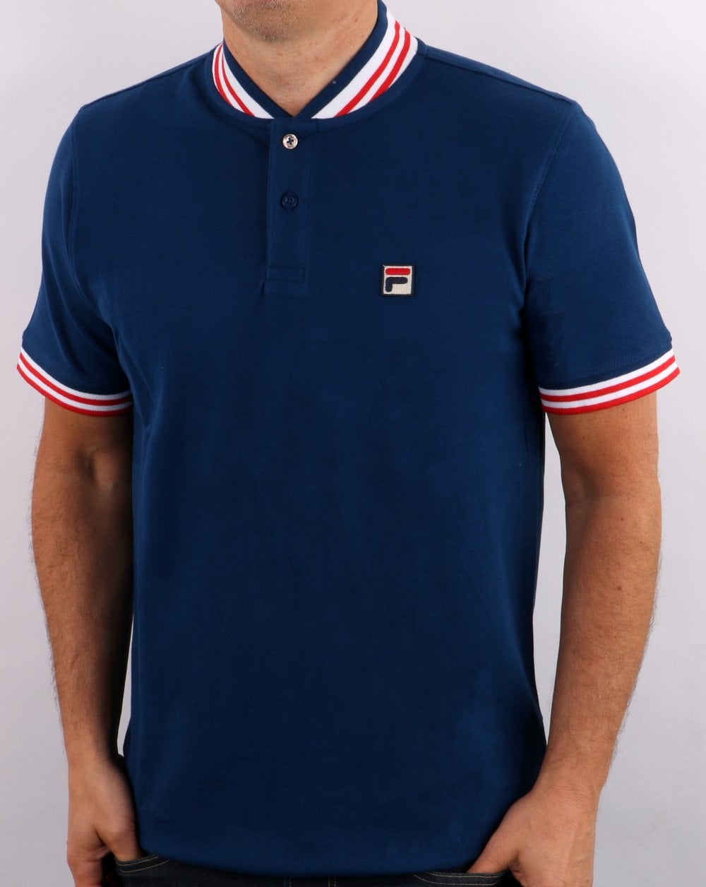 Fila Vintage Collar Poloshirt Blau