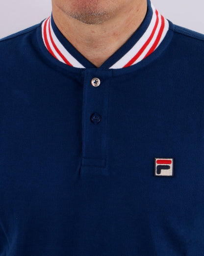 Fila Vintage Collar Poloshirt Blau