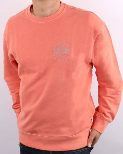 Levi's – Crew-Sweatshirt in Korallenquarz