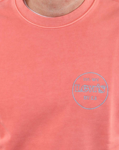 Levi's – Crew-Sweatshirt in Korallenquarz