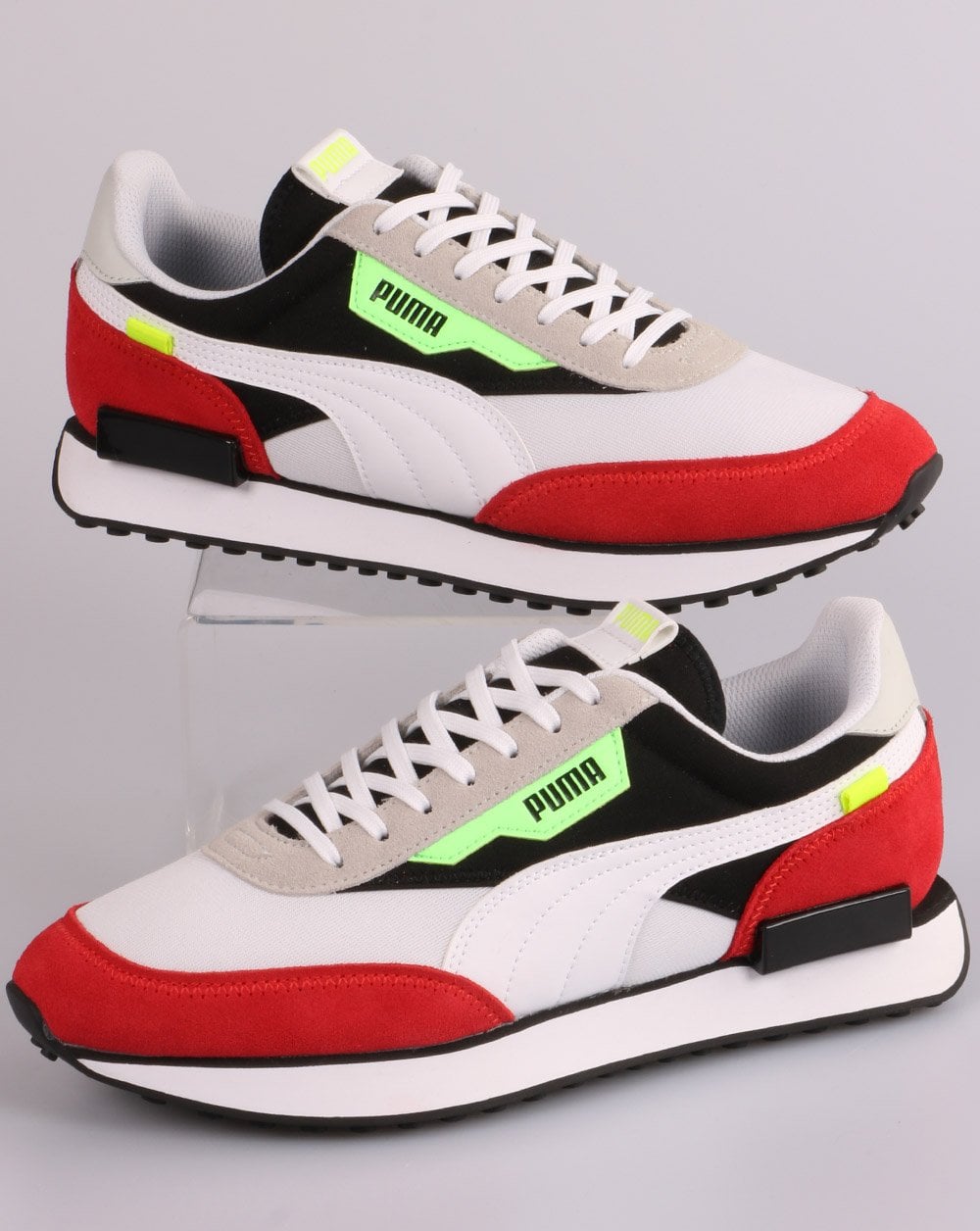 Puma Future Rider Retro Sneakers Weiß/Rot/Schwarz