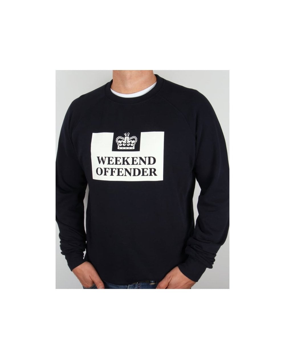 Weekend Offender Penitentiary Sweatshirt Marineblau