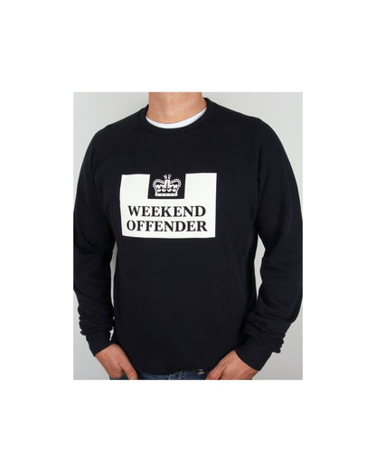 Weekend Offender Penitentiary Sweatshirt Marineblau