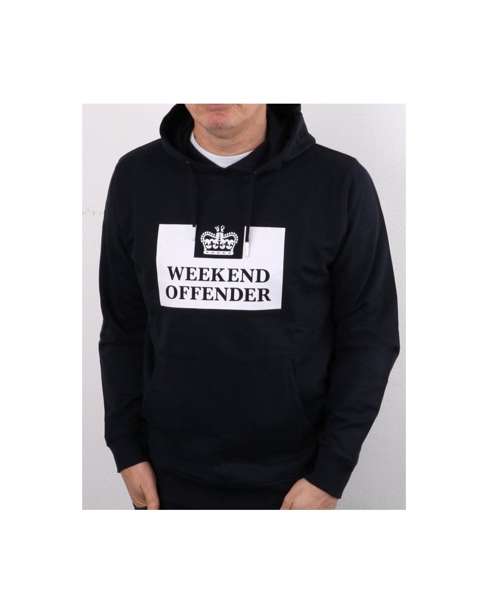 Weekend Offender Hm Service Classic Kapuzenpullover Marineblau