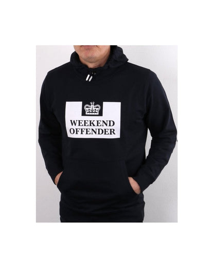 Weekend Offender Hm Service Classic Kapuzenpullover Marineblau