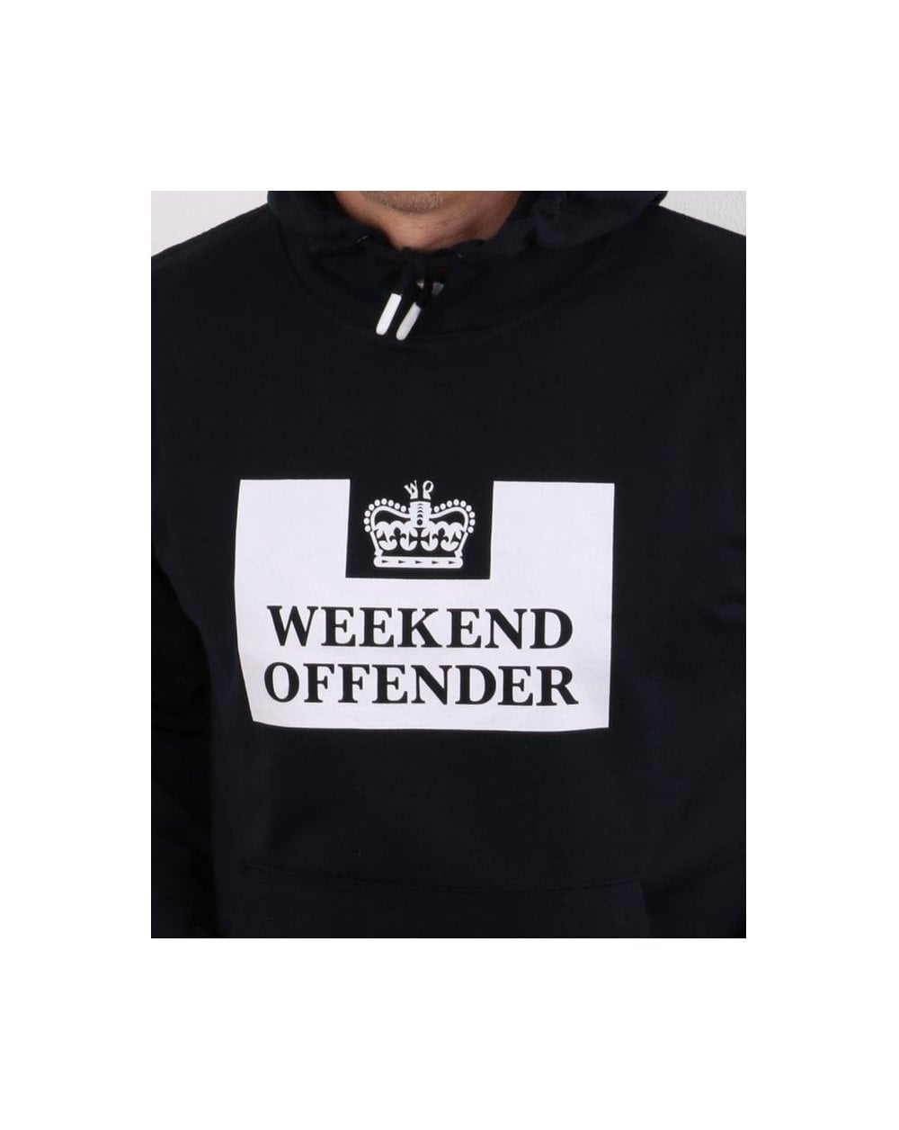 Weekend Offender Hm Service Classic Kapuzenpullover Marineblau