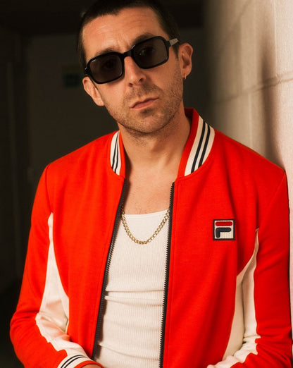 Fila Vintage Settanta Pro Badge Track Top OG Rot