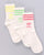 Adidas Originals Mid Cut Crew Socks 3 Pack White/Pastels