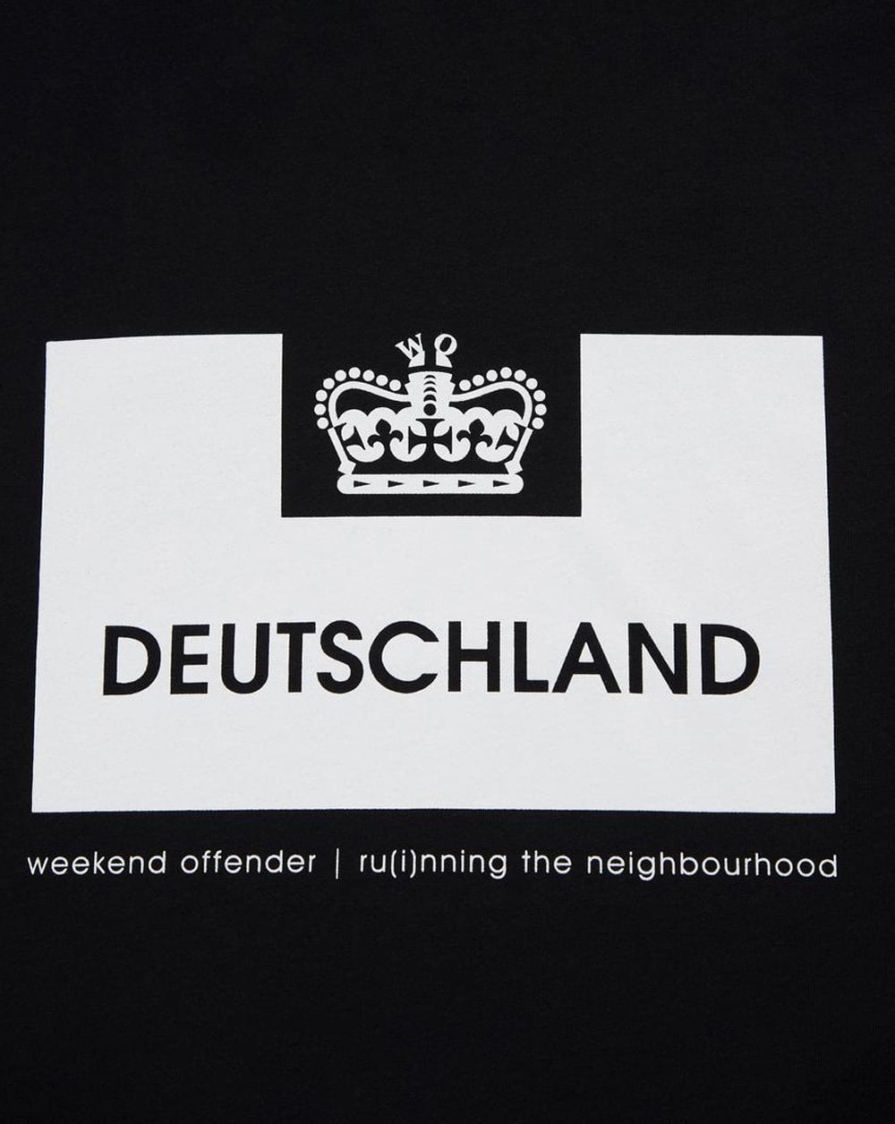 Weekend Offender Deutschland City Series T-Shirt Schwarz