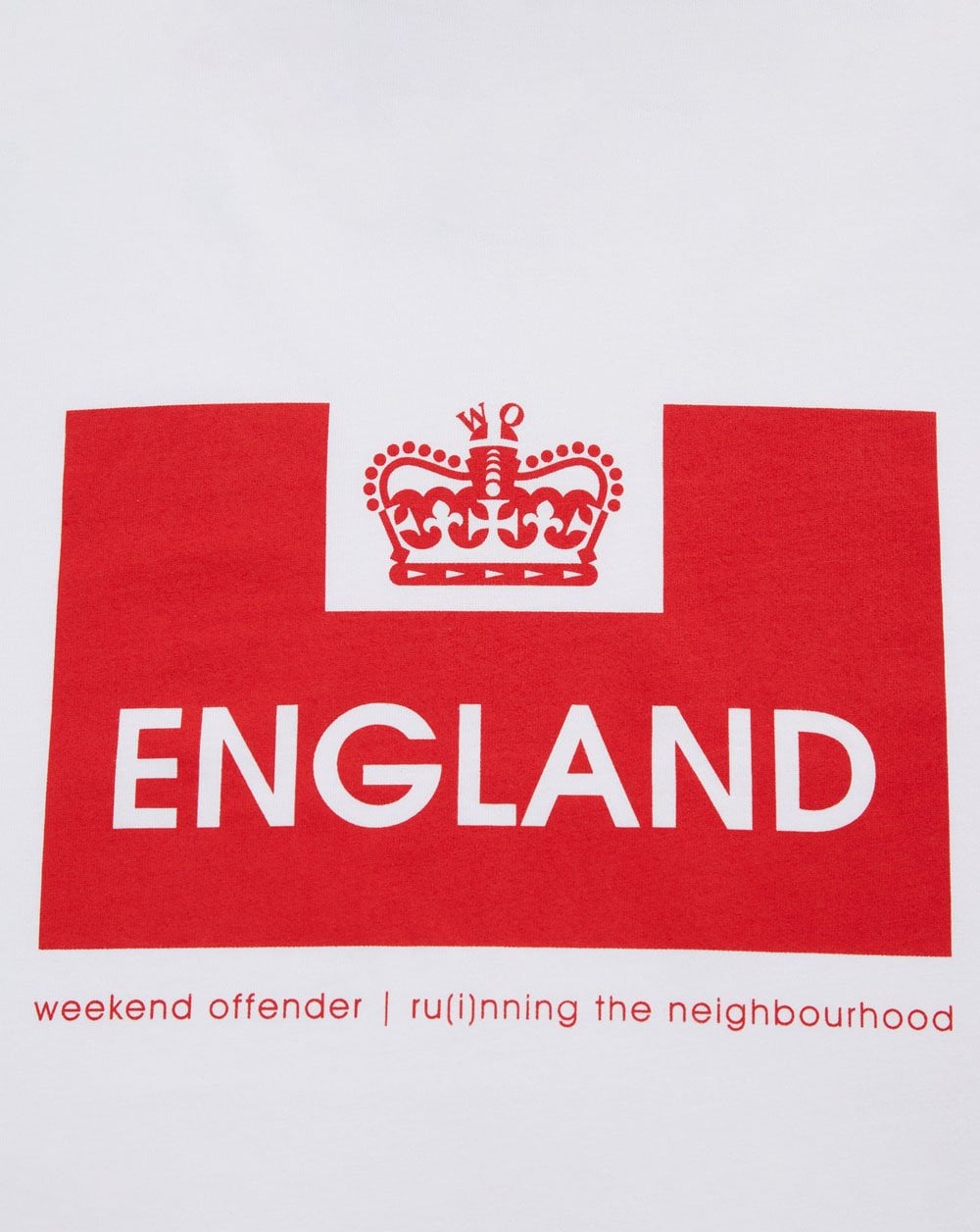 Weekend Offender England City Series T-Shirt Weiß